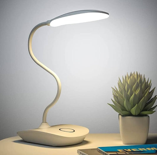 Plastic Study lamp Rechargeable Led Touch On Off, Battery Type: Lithium Ion, Capacity: 300MAH