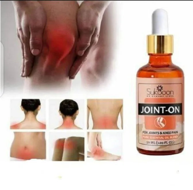 Sukoon Joint-On Oil 30ml of Pure Relief for Joint & Muscle Pain, Skin Care, Massage, and More! Try It for Arthritis, Bruises, Scars, and Beyond